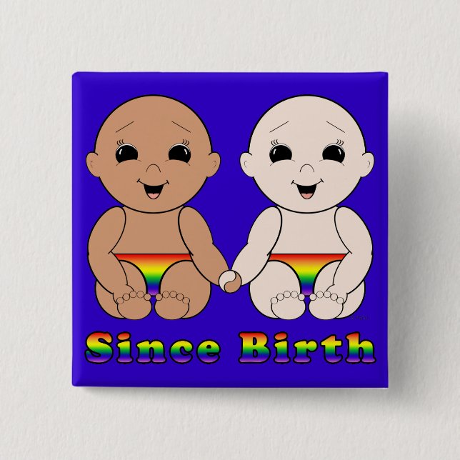 Chapa Cuadrada Desde el nacimiento 8r (Anverso)