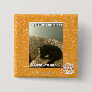 Chapa Cuadrada Deseos del gatito