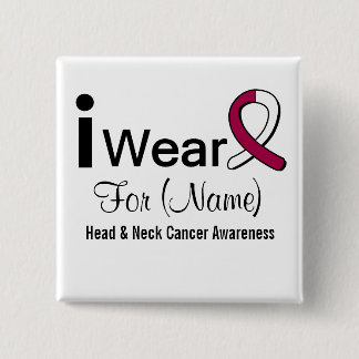 Chapa Cuadrada Desgaste del personalizable I una cinta del cáncer