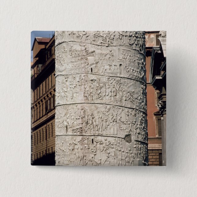 Chapa Cuadrada Detalle de la columna de Trajan (Anverso)