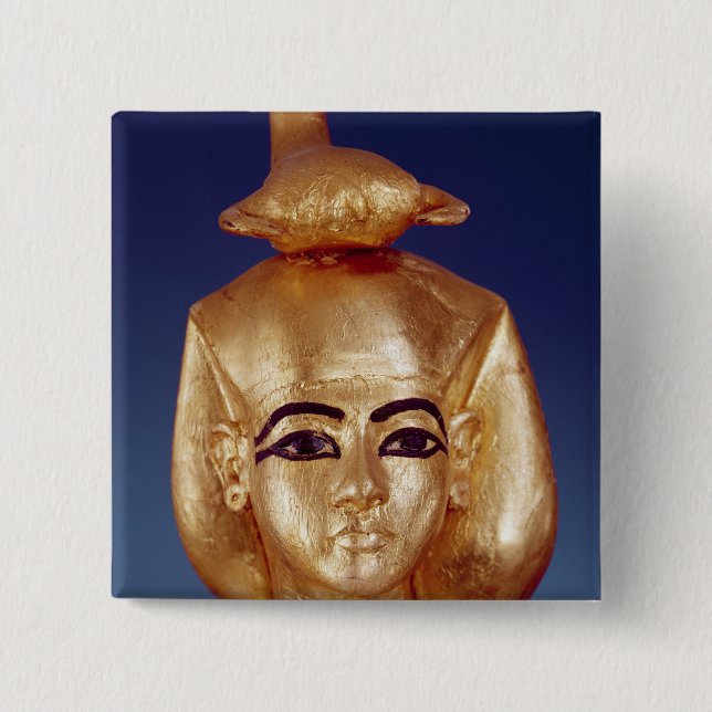 Chapa Cuadrada Detalle de la diosa Selket (Anverso)