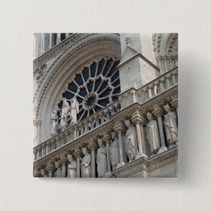 Chapa Cuadrada Detalle de Notre Dame