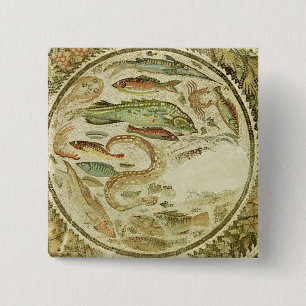 Chapa Cuadrada Detalle de pescados, las cuatro estaciones, de