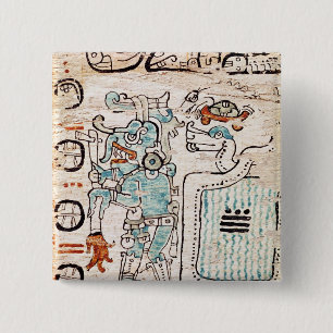 Chapa Cuadrada Detalle de un códice maya