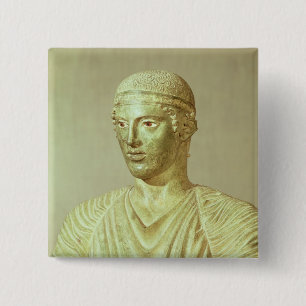 Chapa Cuadrada Detalle del auriga de Delphi, c.470 A.C.