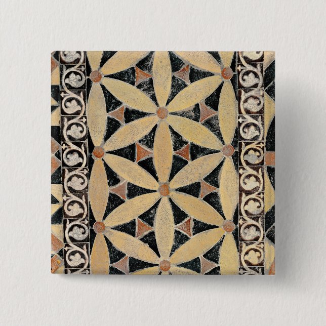 Chapa Cuadrada Detalle del pavimento (Anverso)