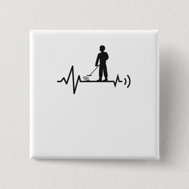 Chapa Cuadrada Detectador de detección metalizado (Anverso)