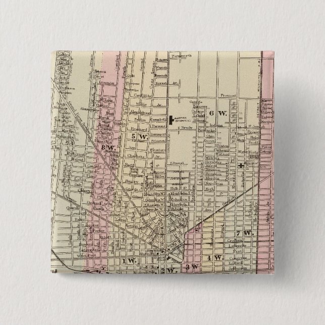 Chapa Cuadrada Detroit (Anverso)