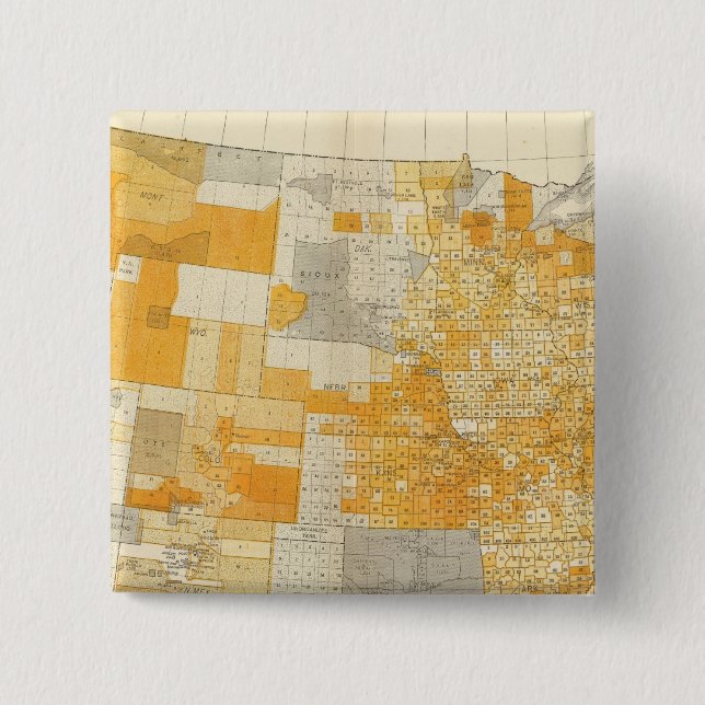 Chapa Cuadrada deuda de los países per cápita (Anverso)