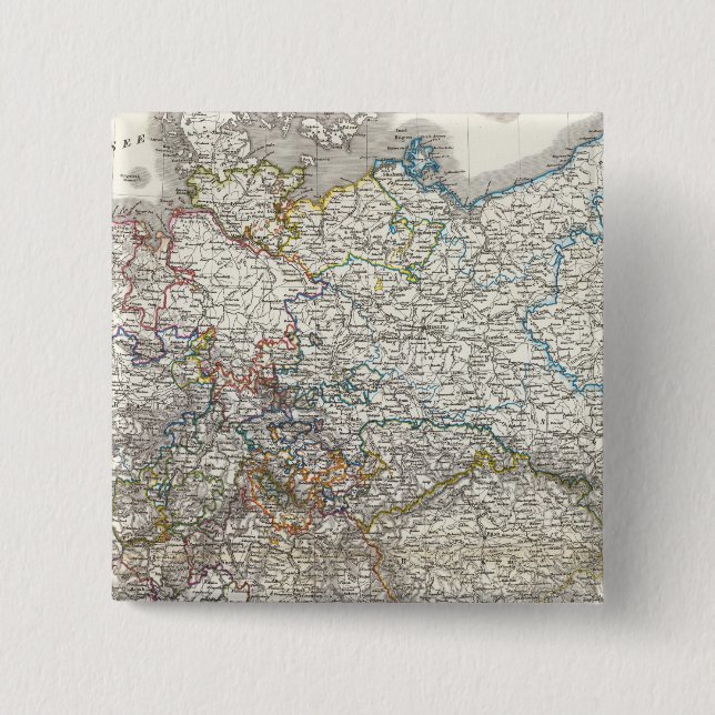 Chapa Cuadrada Deutschland - Alemania (Anverso)