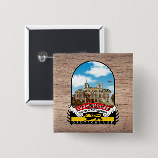 Chapa Cuadrada Deutschland Ludwigsburg Vintage souvenir