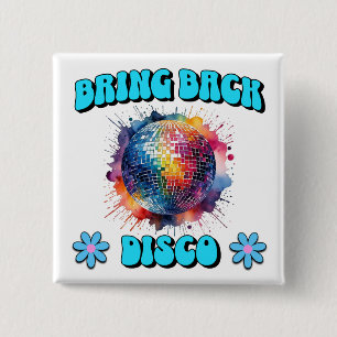 Chapa Cuadrada Devolver disco