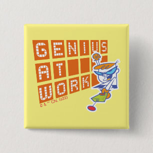 Chapa Cuadrada Dexter "Genius In Work"