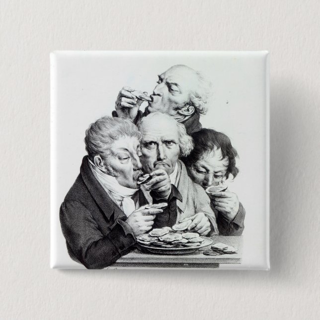 Chapa Cuadrada d'Huitres de Les Mangeurs, 1825 (Anverso)