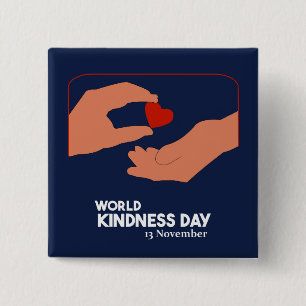 Chapa Cuadrada Día mundial de la amabilidad 13 de noviembre