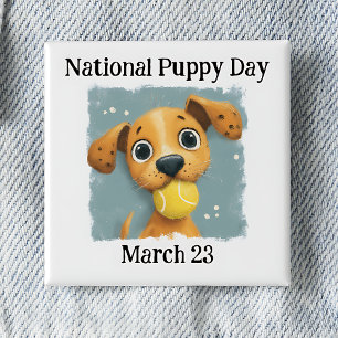 Chapa Cuadrada Día Nacional del Cachorro