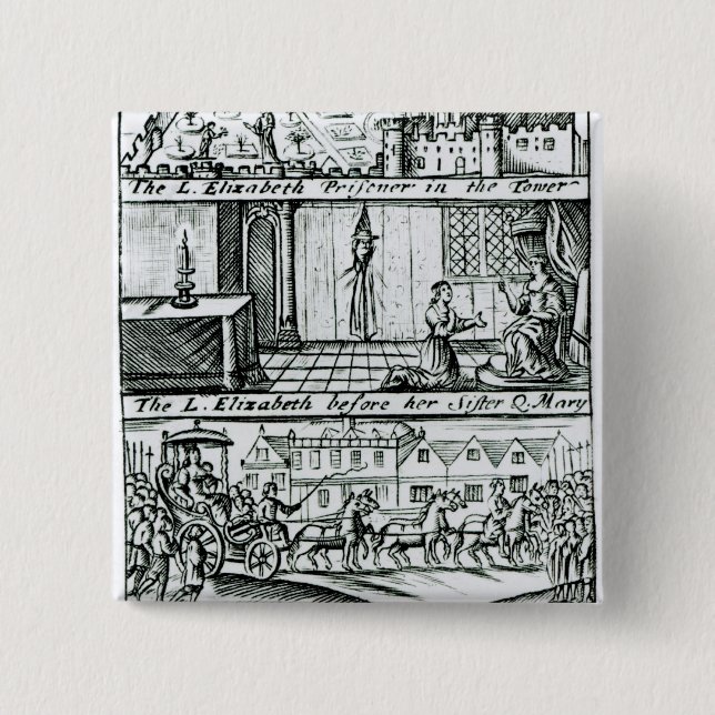 Chapa Cuadrada Diagrama papal, 1588 (Anverso)