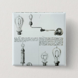 Chapa Cuadrada Diagramas de bombillas y de sus soportes