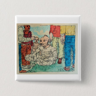 Chapa Cuadrada Dibujo de Don Evans 9.23.70