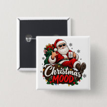 Dibujo divertido de Navidad con Santa regalo festi