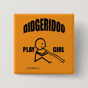 Chapa Cuadrada Didgeridoo Play Chica