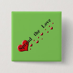 Chapa Cuadrada Difundir los eventos Love Green