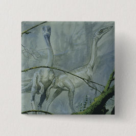 Chapa Cuadrada Dinosaurios Vintage, Megapnosaurus aka Syntarsus