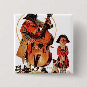 Chapa Cuadrada Dios descanse usted Merrie Caballeros