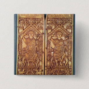 Chapa Cuadrada Díptica consular Anastasius tallado