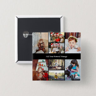 Chapa Cuadrada Diseñar su propio Collage de fotos 8