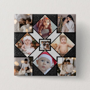 Chapa Cuadrada Diseñar su propio Collage de fotos 9