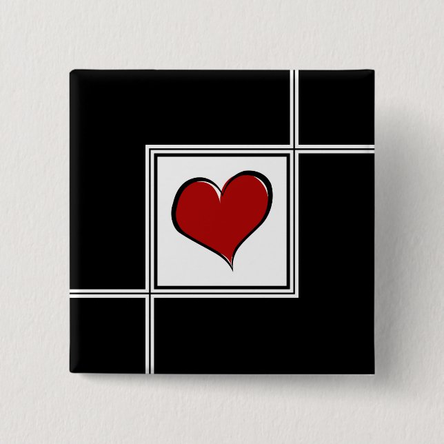 Chapa Cuadrada Diseño de amor (Anverso)