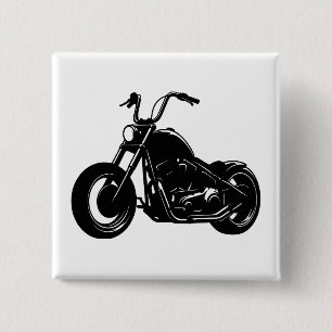 Chapa Cuadrada Diseño de motocicleta clásica Cruiser