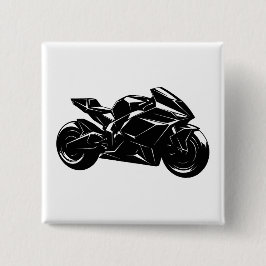 Chapa Cuadrada Diseño de motocicleta deportiva futurista