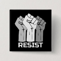 Diseño de protesta de puños levantados Resistir