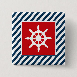 Chapa Cuadrada Diseño de temática náutica