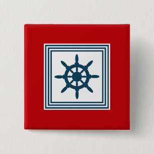 Chapa Cuadrada Diseño de temática náutica