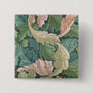 Chapa Cuadrada Diseño del papel pintado del "Acanthus", 1875