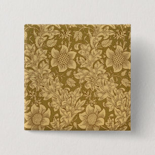 Chapa Cuadrada Diseño del papel pintado del "Fritillary", 1885