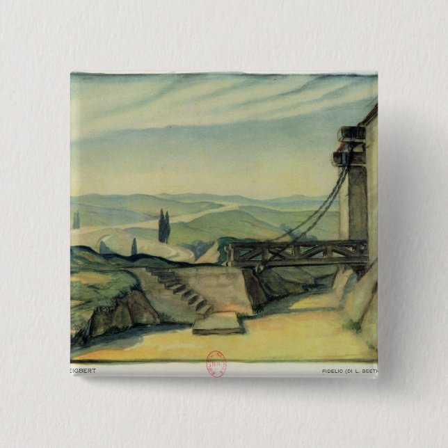 Chapa Cuadrada Diseño determinado para el acto II de la ópera (Anverso)