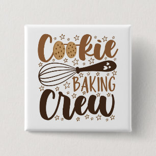 Chapa Cuadrada Diseño divertido de galletas de pan