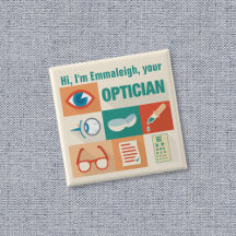 Diseño icónico de óptico personalizado profesional