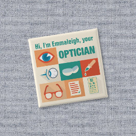 Chapa Cuadrada Diseño icónico de óptico personalizado profesional