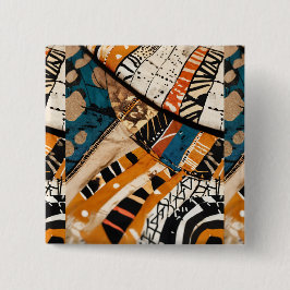 Chapa Cuadrada Diseño lujoso multicolor caribeño