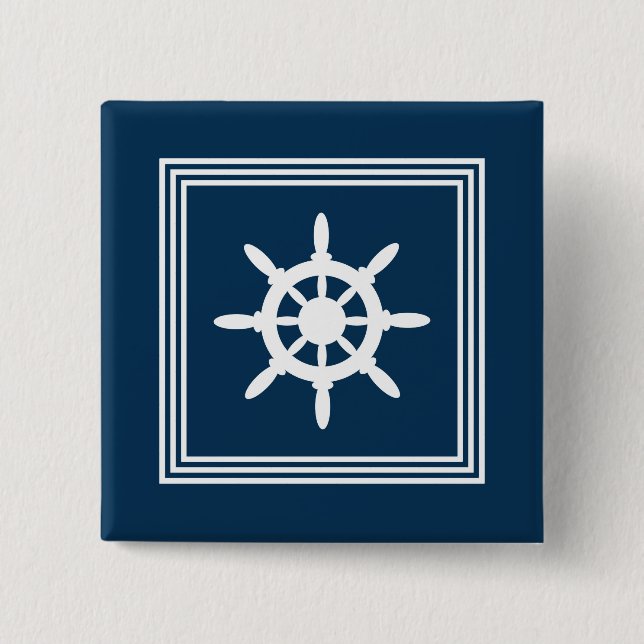 Chapa Cuadrada Diseño náutico (Anverso)