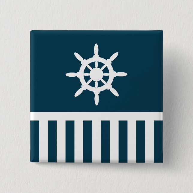 Chapa Cuadrada Diseño náutico (Anverso)