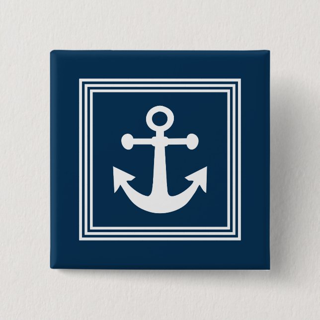 Chapa Cuadrada Diseño náutico (Anverso)