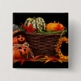 Chapa Cuadrada Diseño oscuro de Halloween