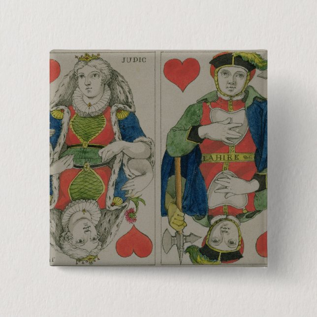 Chapa Cuadrada Diseño para los naipes, c.1810 (Anverso)