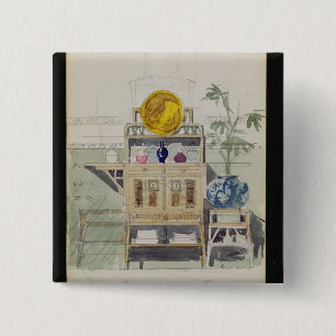 Chapa Cuadrada Diseño para un aparador, c.1860s-70s (w/c y lápi